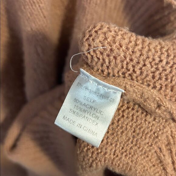 Jodifl Oversized Knit Sweater Brown 2X Plus Size Cozy Pullover - Picture 6 of 6